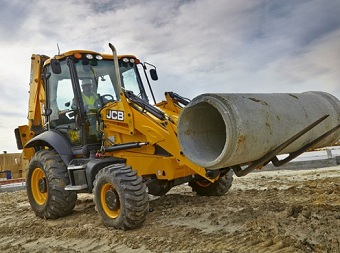 Аренда Трактор JCB 4CX + Захватные вилы для погрузки поддонов